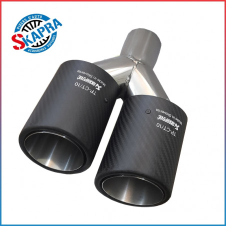 Embout d'échappement Double