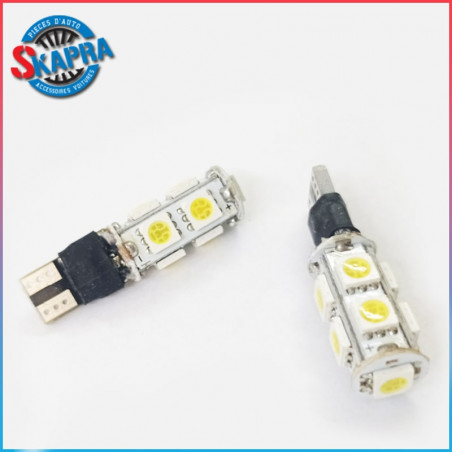 Kit de 2 Lampes Veilleuses 9 LED anti-défaut Stroboscope