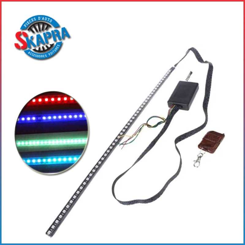 lampe décorative 48 LED 7 couleurs 130 model 12V télécommande ruban